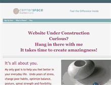 Tablet Screenshot of centerspacepilates.com